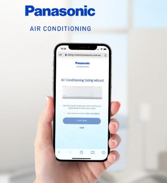Panasonic air conditioning sizing app
